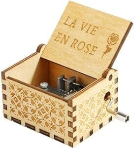 Enchanting La Vie En Rose Music Box: Perfect Birthday Gift for Men, Girls, Wife, or Child!