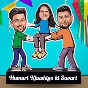 Celebrate Rakshabandhan with Personalized Toony Caricatures!