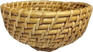 Exquisite Assam Admiration Cane Bowl: Perfect Gift for Home Decor Enthusiasts!