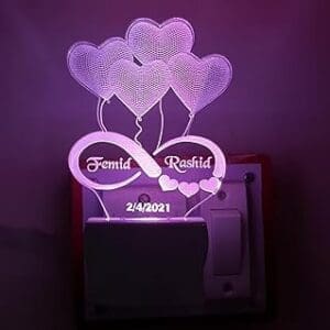 Heartfelt Personalized 3D LED Night Lamp – Perfect Gift for Any Occasion!