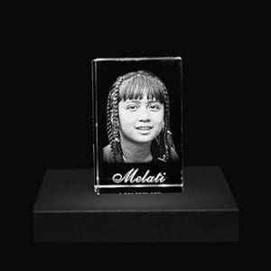 Capture Memories Forever with Personalised 3D Crystal Cube Gift