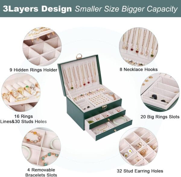 Unlock the Perfect Gift: Scizor Jewelry Box Organizer for Her - Ideal Gift for Women and Girls! - Image 3