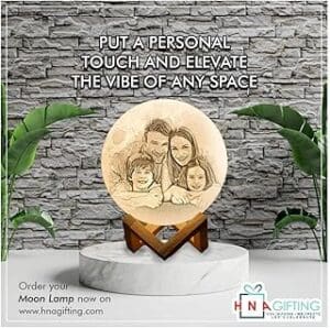 Illuminate Your Loved One’s World with a Personalized Moon Lamp