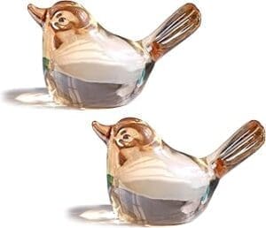 Exquisite Handmade Glass Birds: Perfect Gift for Her!