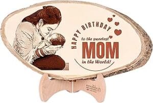 Cherish Memories with a Personalized Wood Photo Frame – Ideal Mom Birthday Gift!
