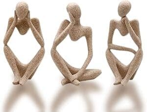 Contemporary Thinker Showpiece Set: Ideal Housewarming Gift!