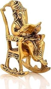 Celestial Ganesh Idol: Ideal for Home and Office Decor